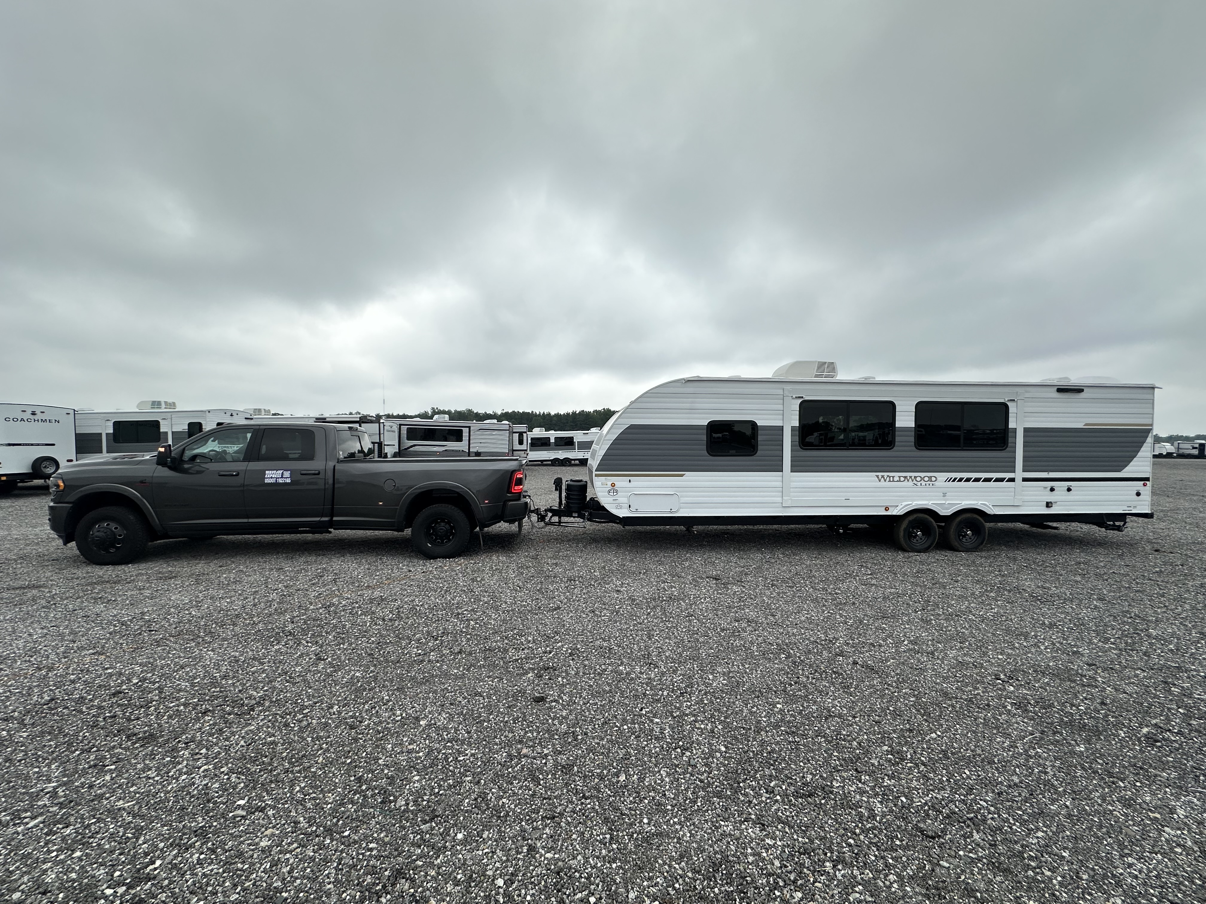 Wildwood travel trailer ready for delivery